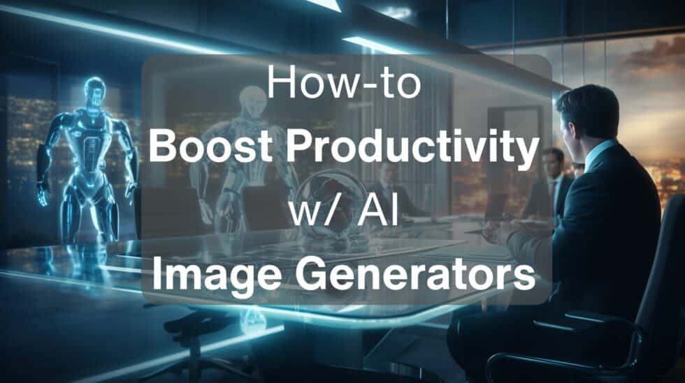 Boost Productivity w AI Image Generators