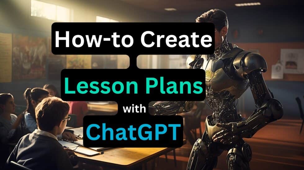 How to create lesson plans with chatgpt