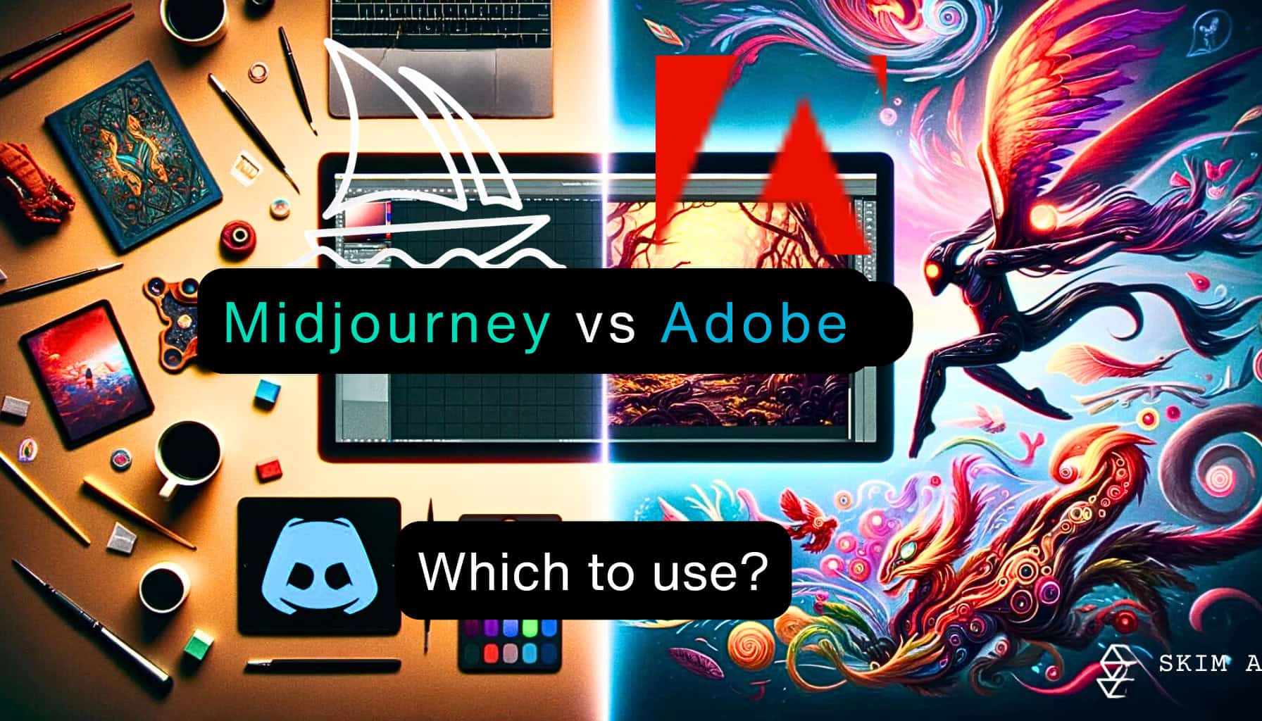 Midjourney vs Adobe