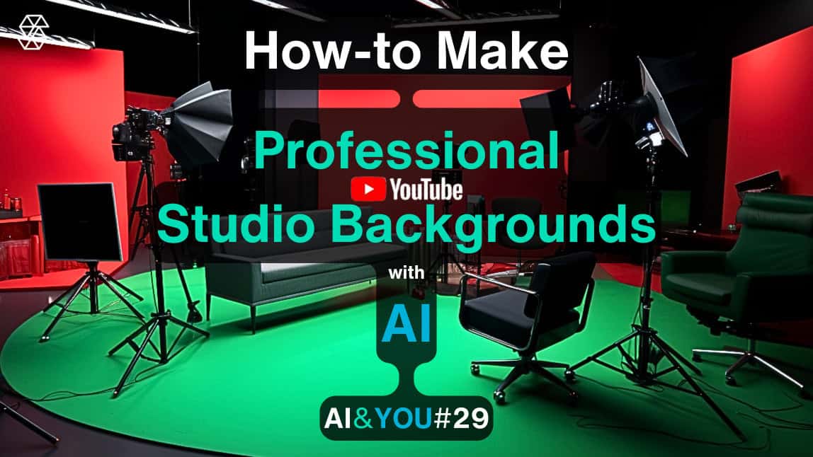 ai&you#29 how to make a professional studio background with AI (1)