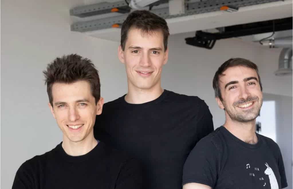 three founders of Mistral AI