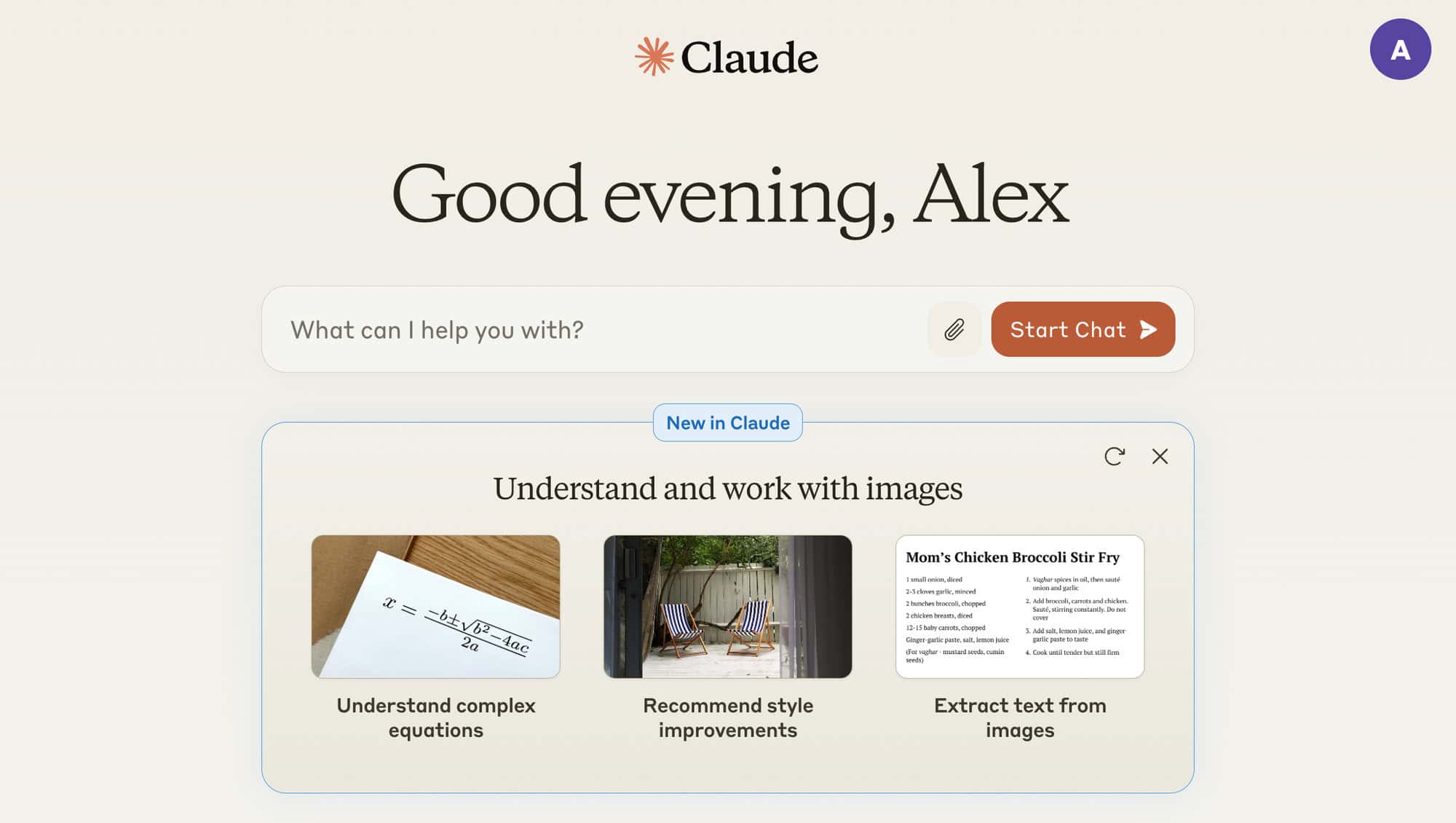 Claude 3 hompage