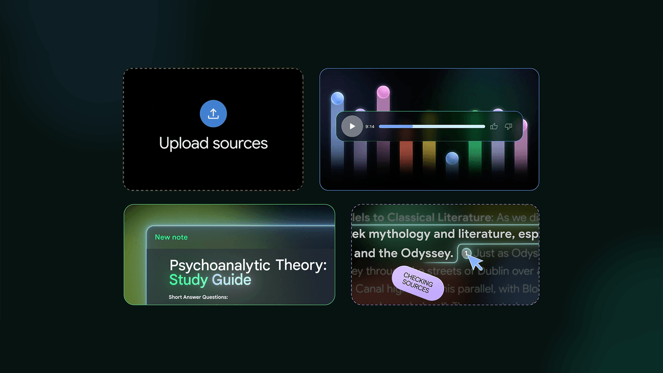 NotebookLM features