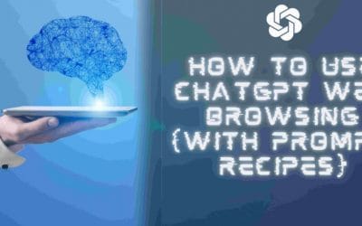 Cómo utilizar la navegación web ChatGPT (con recetas de instrucciones)