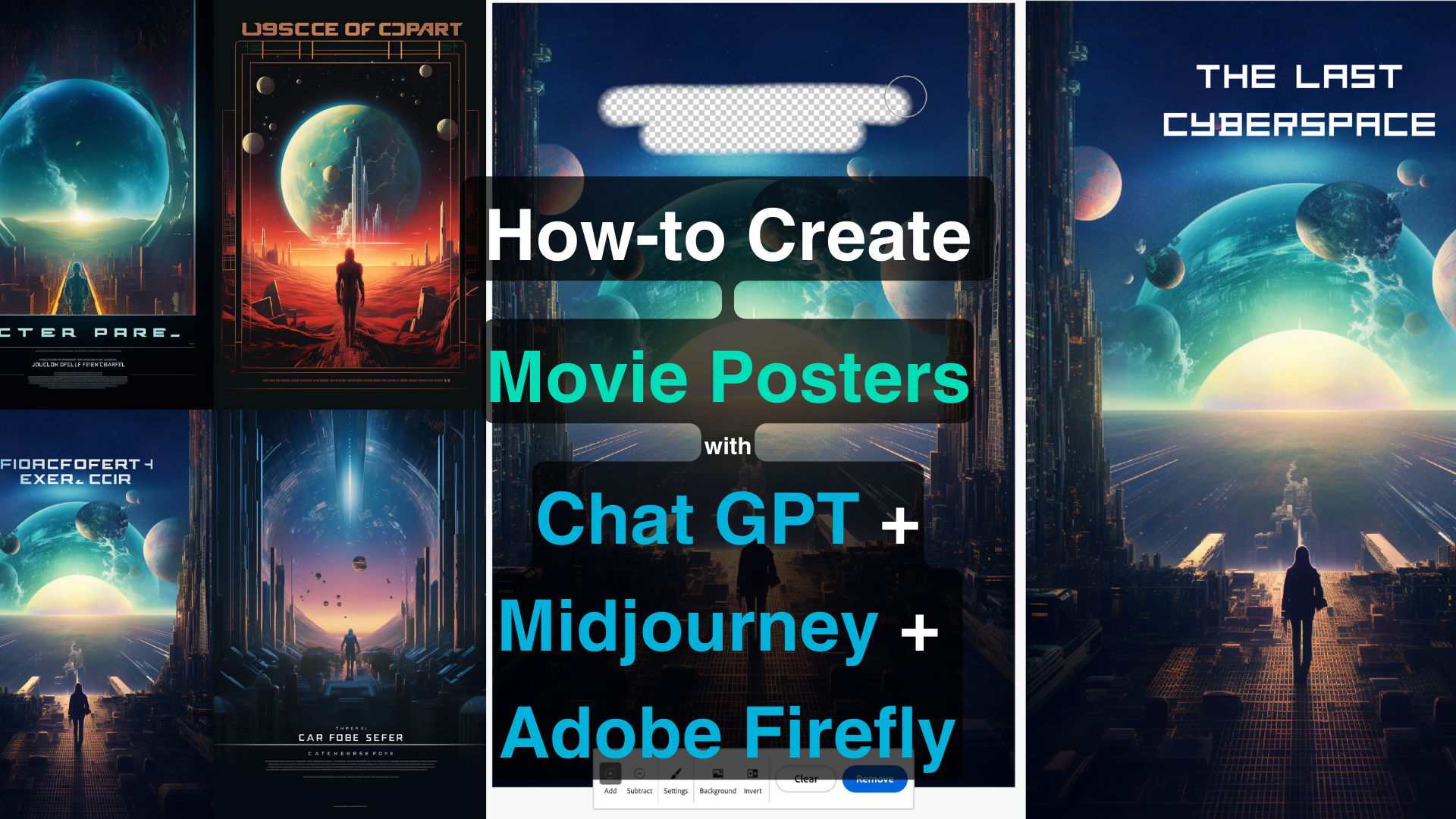 ChatGPT, Midjourney und Adobe Firefly zum Erstellen von Filmplakaten verwenden