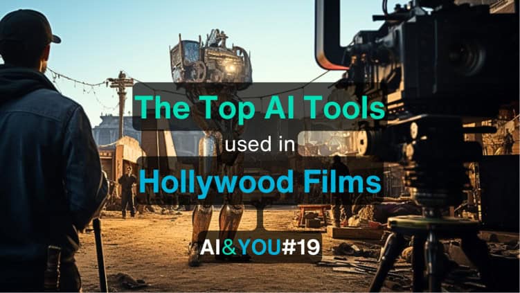 AI&YOU #19: 할리우드에서 AI의 도구 상자: 음성 복제에서 디지털 리에이징까지