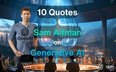 10 frases de Sam Altman, CEO de OpenAI, sobre la IA generativa