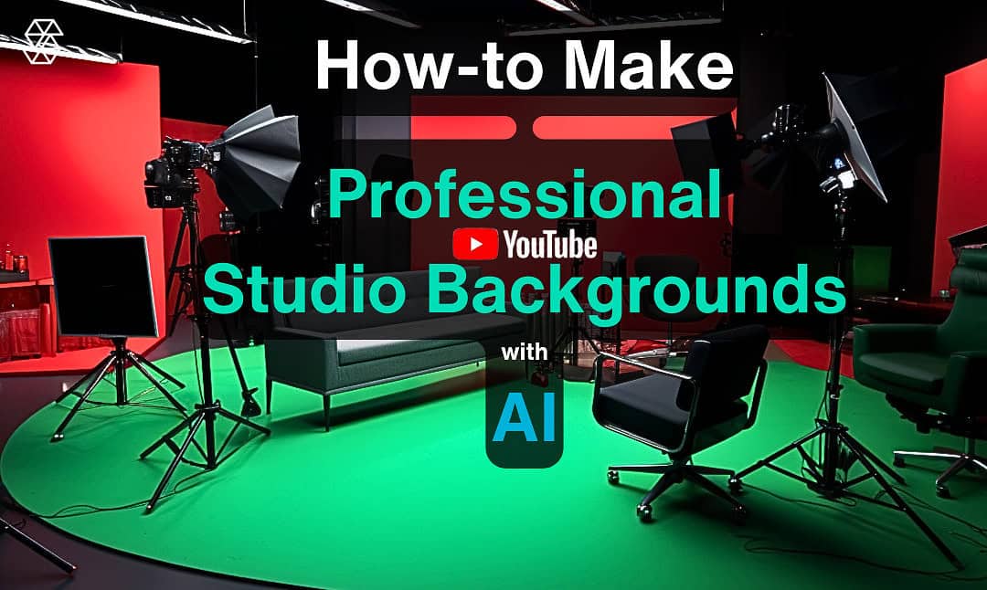 AI로 전문가처럼 보이는 YouTube 스튜디오 배경을 만드는 방법