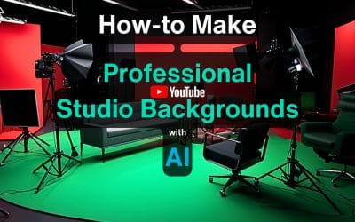 Cómo crear fondos de estudio de YouTube de aspecto profesional con IA