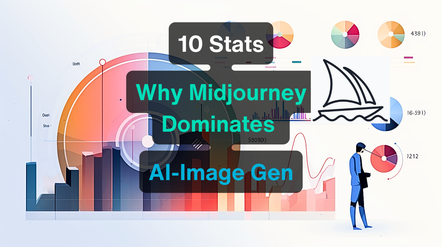 他のAIアート・ジェネレーターより優れている理由を示す10のMidjourney統計