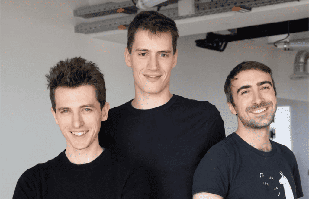 three founders of Mistral AI