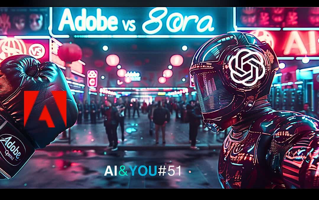 Guerre video sull'intelligenza artificiale: Adobe contro Sora di OpenAI - AI&YOU #51
