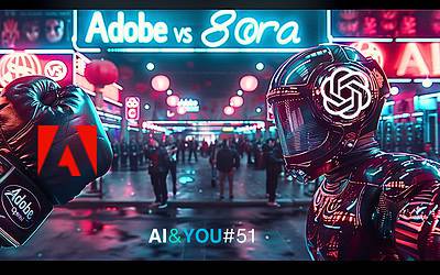 Guerre des vidéos sur l'IA : Adobe contre Sora d'OpenAI - AI&YOU #51