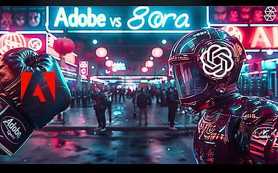 Guerra entre texto y vídeo: Adobe AI y Sora de OpenAI