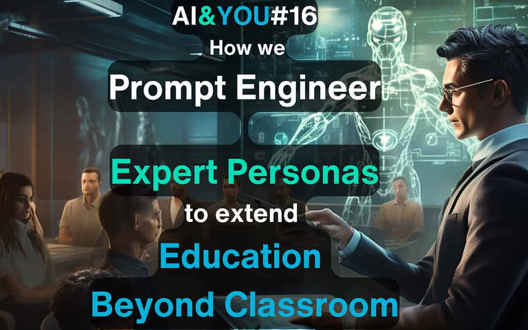 AI&YOU#16: come possiamo progettare le "persone esperte" per estendere l'istruzione oltre le aule scolastiche